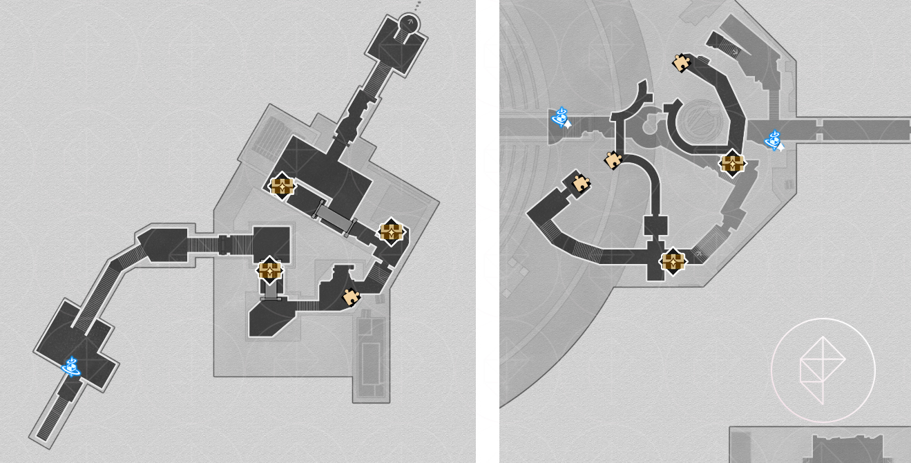 Honkai: Star Rail Amphoreus treasure chest locations and map