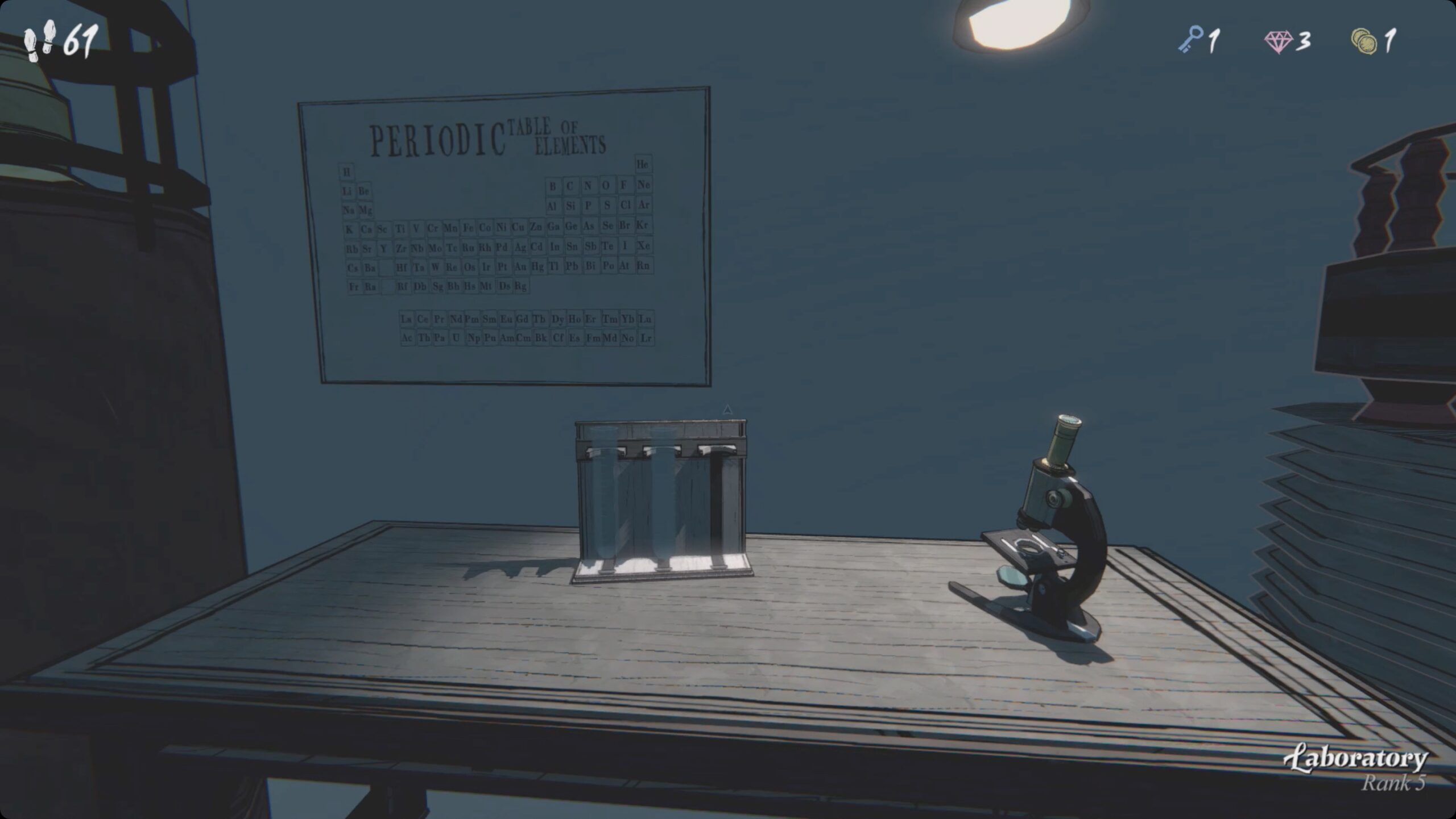 How to solve the Laboratory periodic table puzzle in Blue Prince