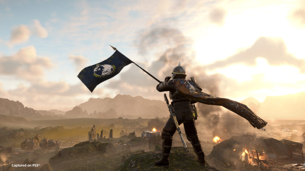 Helldivers 2’s new warbond turns the Super Earth flag into a melee weapon
