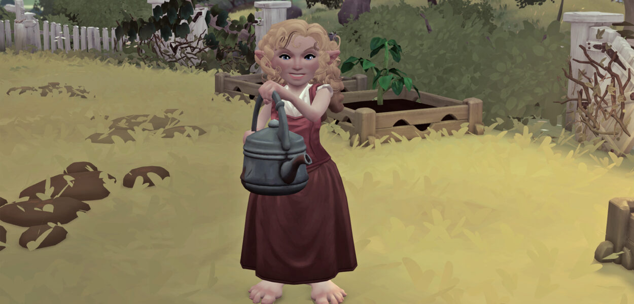 How to equip the watering can in Tales of the Shire