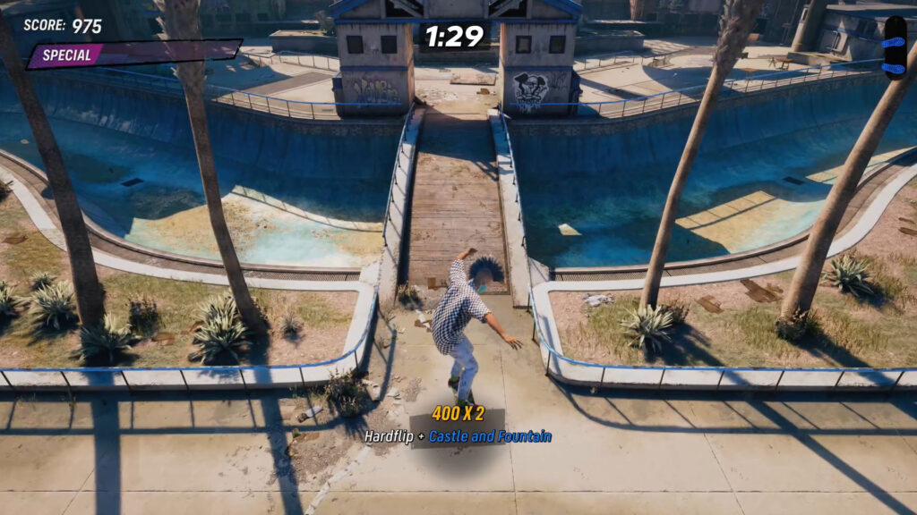 How to hardflip the castle and fountain gap in Tony Hawk’s Pro Skater 4