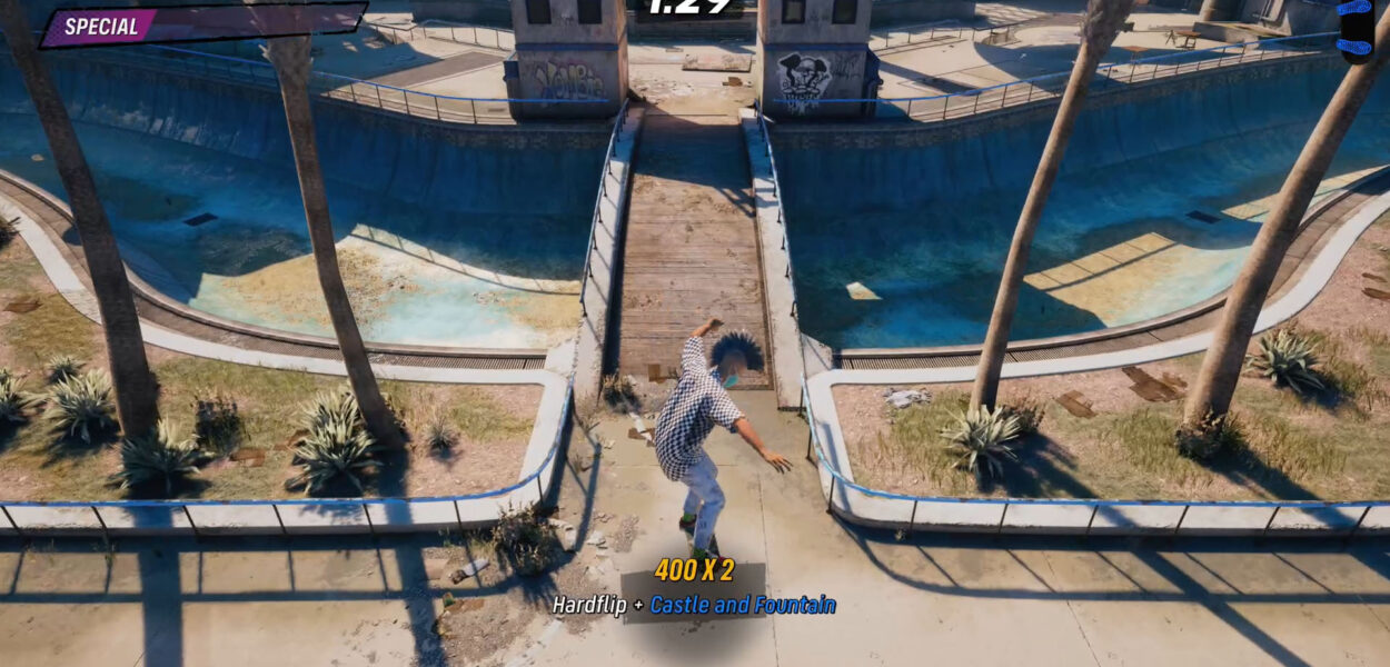 How to hardflip the castle and fountain gap in Tony Hawk’s Pro Skater 4